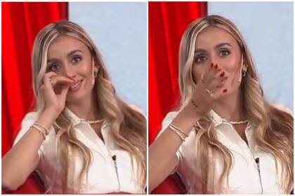 El gesto de Morena Beltrán cuando Sebastián Vignolo mencionó a Lucas Blondel