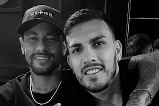 El inesperado gesto de Neymar con Paredes tras su gol a Vasco da Gama en la Copa Sudamericana