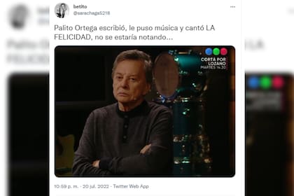 El gesto de Palito se replicí con diversas leyendas (Captura Instagram)