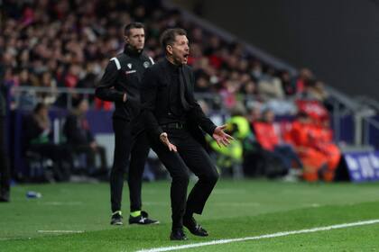 El gesto de Simeone durante la derrota del Atlético de Madrid ante Betis