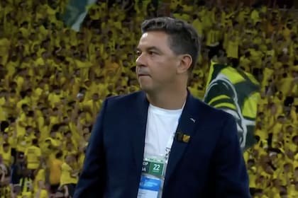 El gesto incrédulo de Marcelo Gallardo tras el gol que clasificó a Al-Ittihad a los cuartos de final de la Champions de Asia