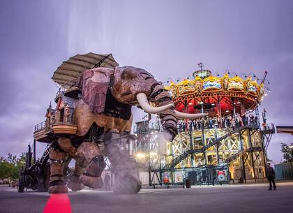 El gigantesco paquidermo de metal es una de las estrellas de Les Machines de l’île.