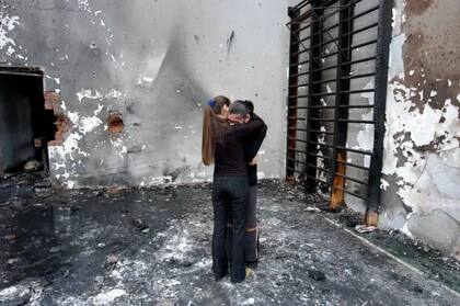 El gimnasio, que quedó destruido, funciona actualmente como centro de memoria del ataque de 2004