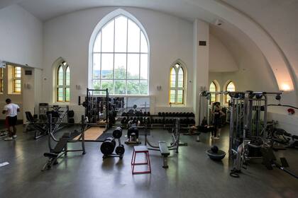 El gimnasio y spa de Le Saint Jude, en Montreal