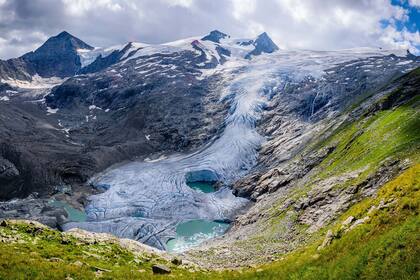 El glaciar Schlatenkees del grupo Venediger que se encuentra en la zona central del Parque Nacional High Tauern