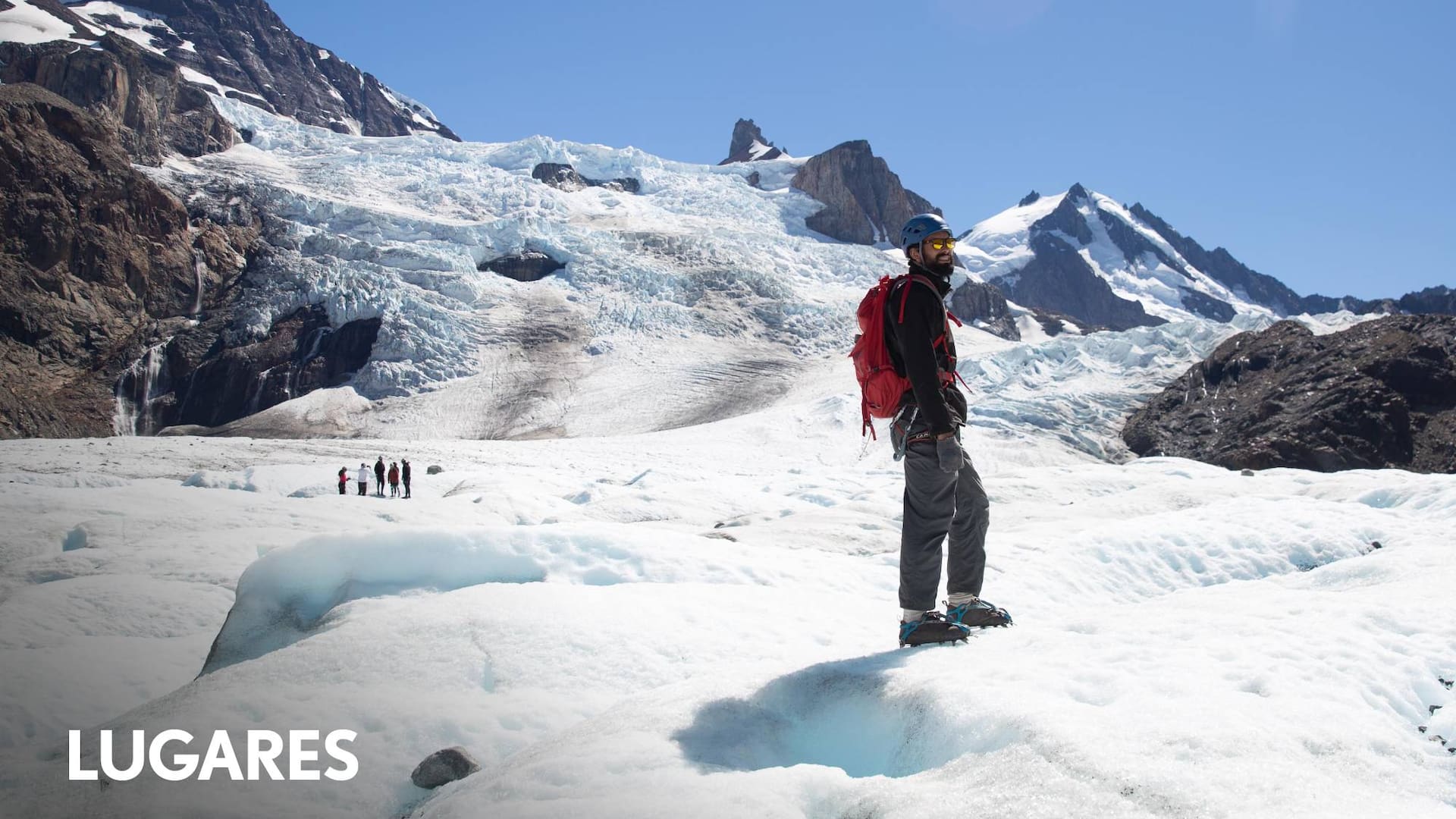 El glaciar se encuentra en las inmediaciones de la reserva Los Huemules.