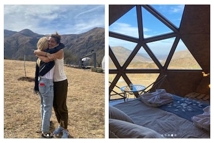 El glamping elegido por Calu Rivero cuenta con varias comodidades