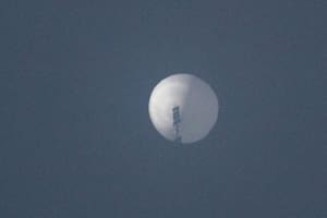 El globo fue avistado sobre la ciudad de Billings, en el estado de Montana.