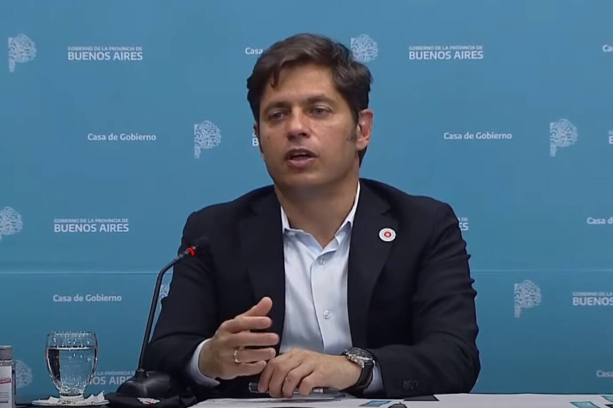 El gobernador Kicillof