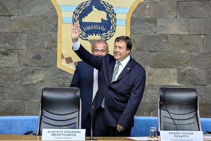 El gobernador Alberto Weretilneck durante la apertura de sesiones en Río Negro