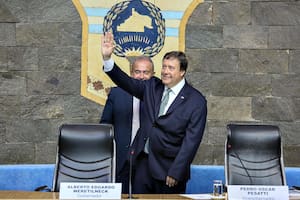 El gobernador Alberto Weretilneck durante la apertura de sesiones en Río Negro
