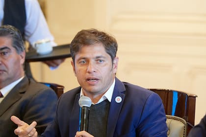 El gobernador Axel Kicillof