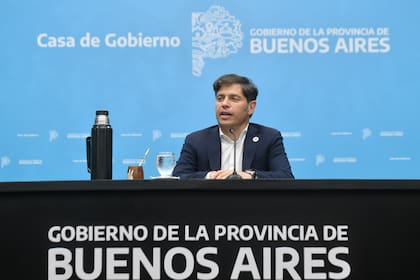 El gobernador Axel Kicillof