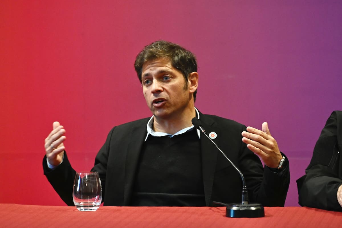 El gobernador Axel Kicillof