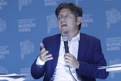El gobernador Axel Kicillof