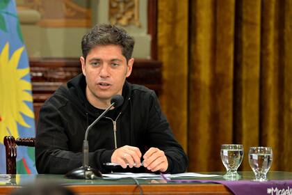 El gobernador Axel Kicillof