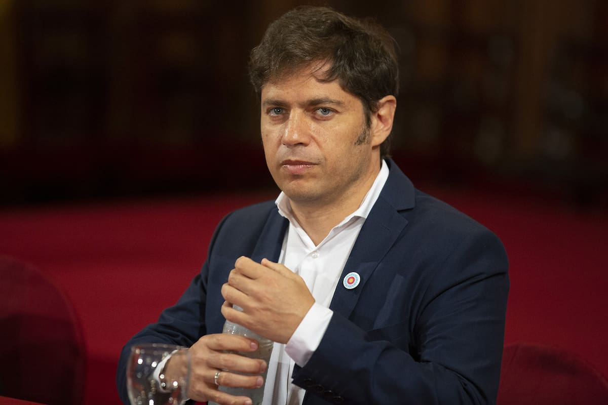 El gobernador Axel Kicillof