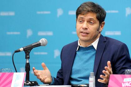 El gobernador Axel Kicillof