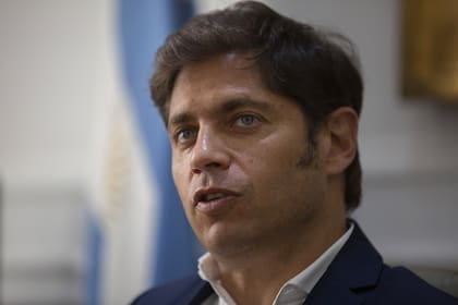 El gobernador Axel Kicillof