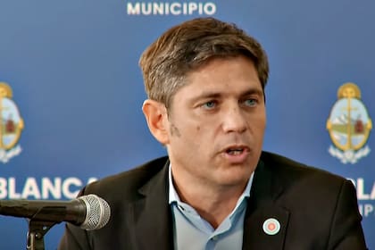 El gobernador Axel Kicillof