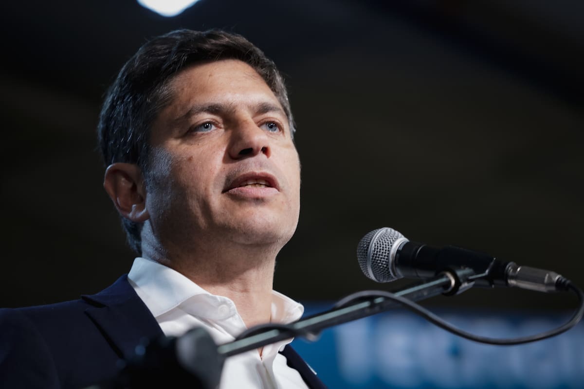 El gobernador Axel Kicillof