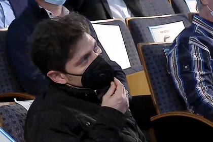 El gobernador Axel Kicillof en el acto de la CGT