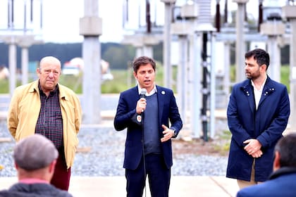 El gobernador Axel Kicillof en Santa Clara