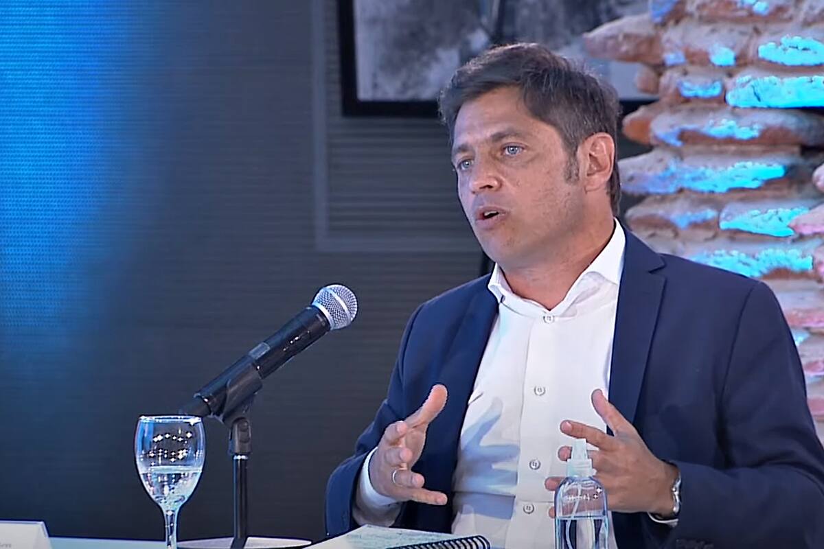 El gobernador Axel Kicillof (foto de archivo)