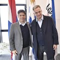 Kicillof se reunió en Montevideo con el presidente de Uruguay