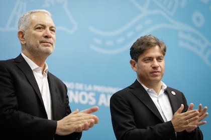 El gobernador Axel Kicillof se mostró con el ministro de Justicia y Derechos Humanos Julio Alak