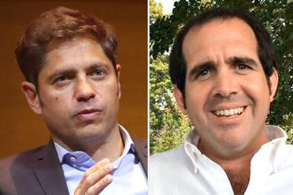 El gobernador Axel Kicillof y el diputado provincial Luciano Bugallo