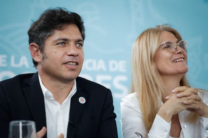 El gobernador Axel Kicillof y la vicegobernadora Verónica Magario