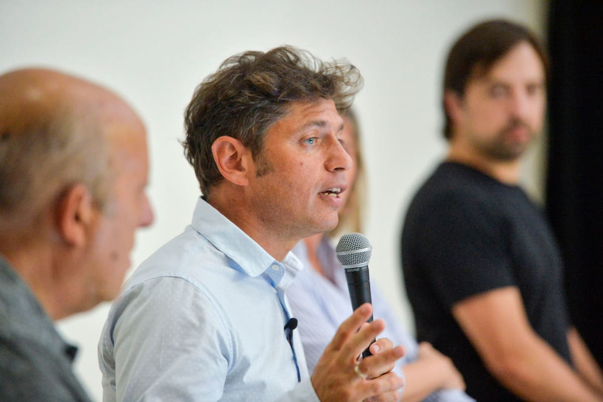 El gobernador bonaerense, Axel Kicillof