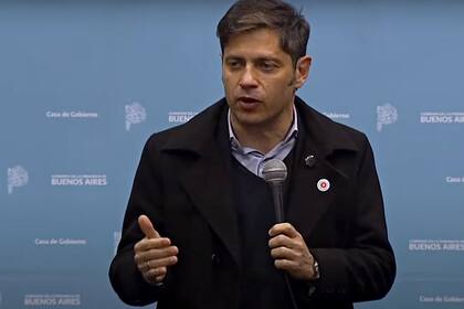 El gobernador bonaerense Axel Kicillof