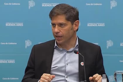 El gobernador bonaerense Axel Kicillof