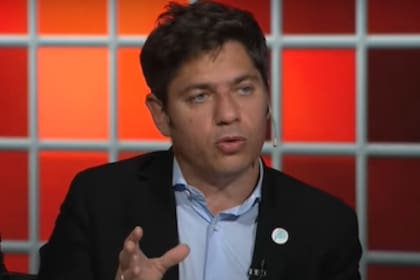 El gobernador bonaerense, Axel Kicillof