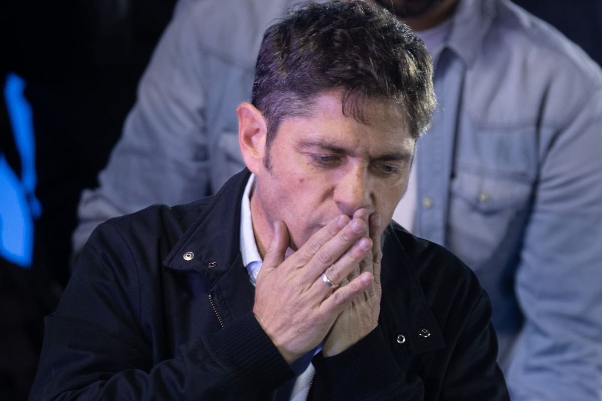 El gobernador bonaerense, Axel Kicillof