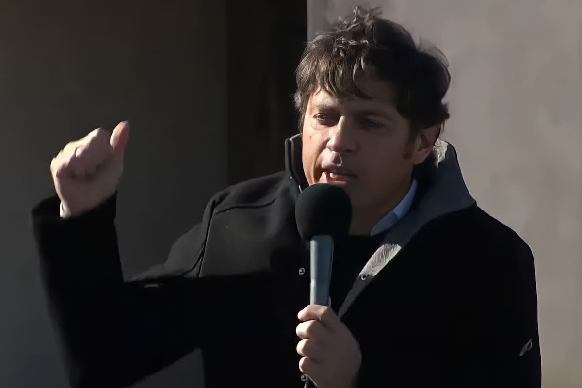 El gobernador bonaerense Axel Kicillof