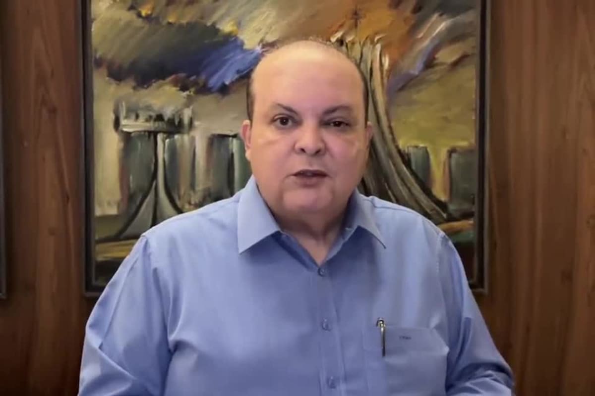 El gobernador de Brasilia, Ibaneis Rocha