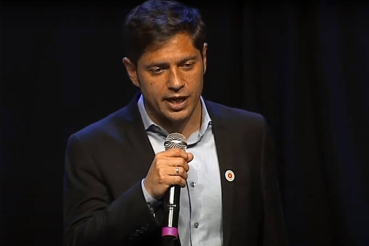 El gobernador de Buenos Aires, Axel Kicillof