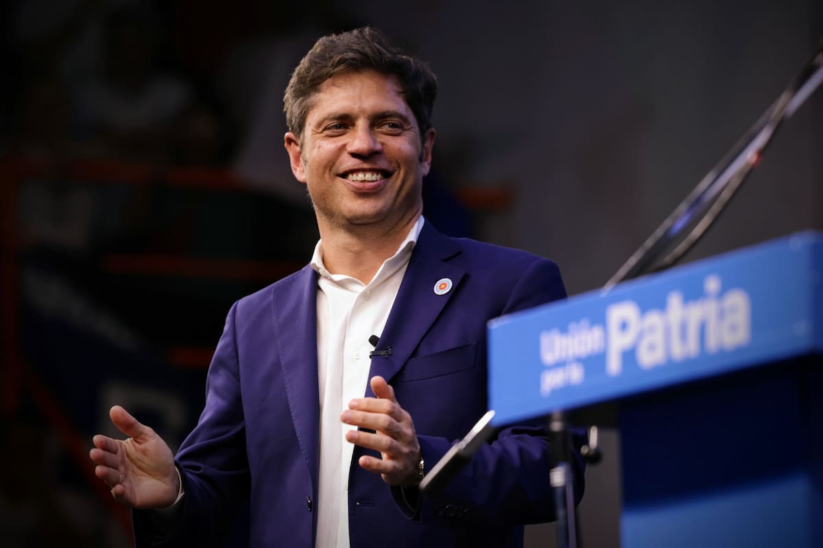El gobernador de Buenos Aires, Axel Kicillof