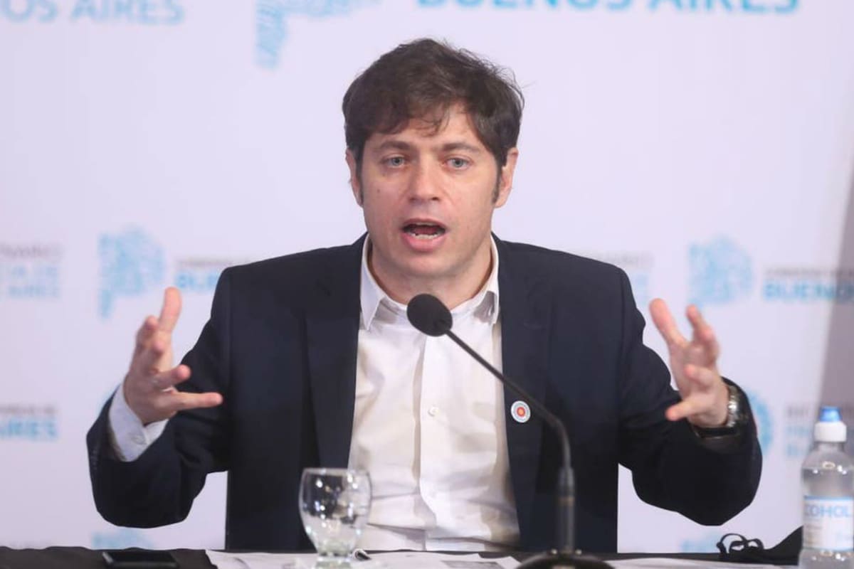 El gobernador de Buenos Aires Axel Kicillof