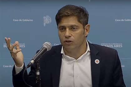 El gobernador de Buenos Aires, Axel Kicillof, de los más rezagados en la presentación de los números fiscales.