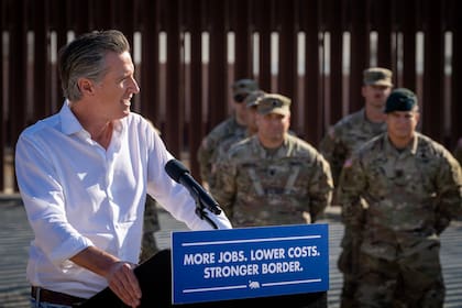 El gobernador de California, Gavin Newsom.