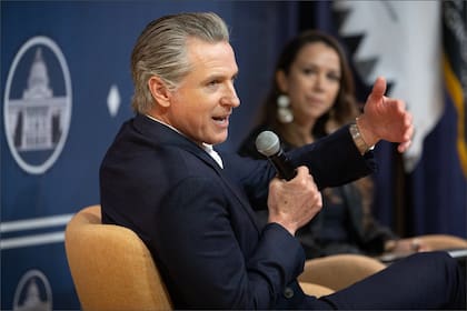 El gobernador de California, Gavin Newsom