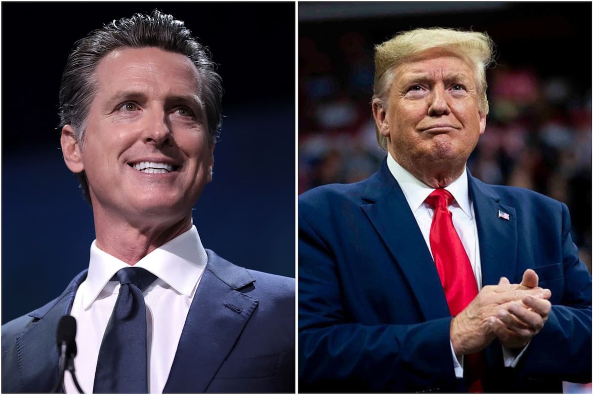 El gobernador de California, Gavin Newsom, criticó a Donald Trump por sus políticas migratorias
