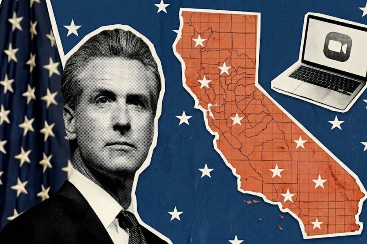 El gobernador de California, Gavin Newsom, defendió la implementación de una orden ejecutiva sobre la presencialidad en la oficina para trabajadores del estado