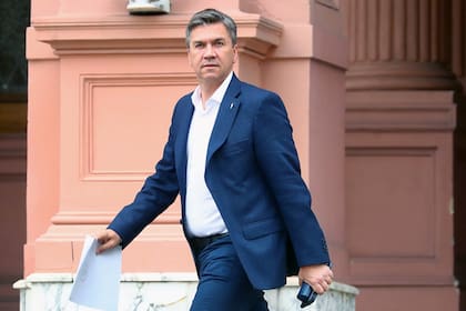El gobernador de Chaco, Leandro Zdero, en una de sus frecuentes visitas a la Casa Rosada