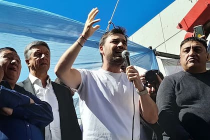 El gobernador de Chubut, Ignacio Torres, en el discurso que abrió la polémica