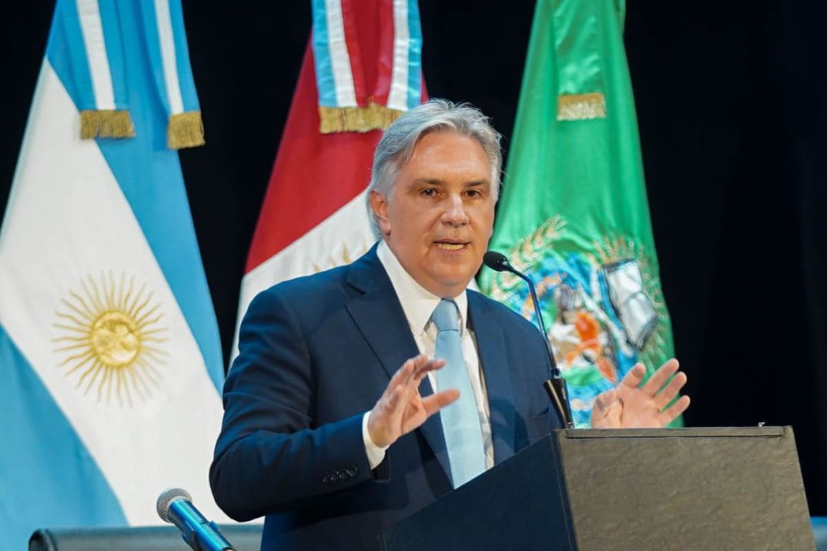 El gobernador de Córdoba, Martín Llaryora, abrió el año legislativo en su provincia